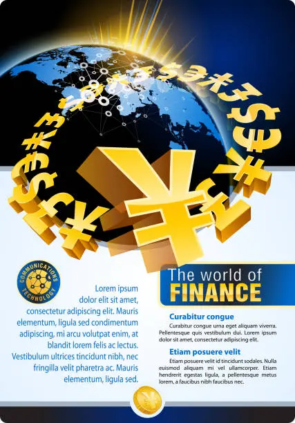 Vector illustration of Global finance