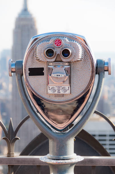 istock Tourist binoculars in New York 697908550