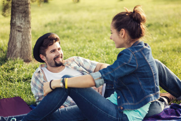 istock Couple leisure time in the city 697917152