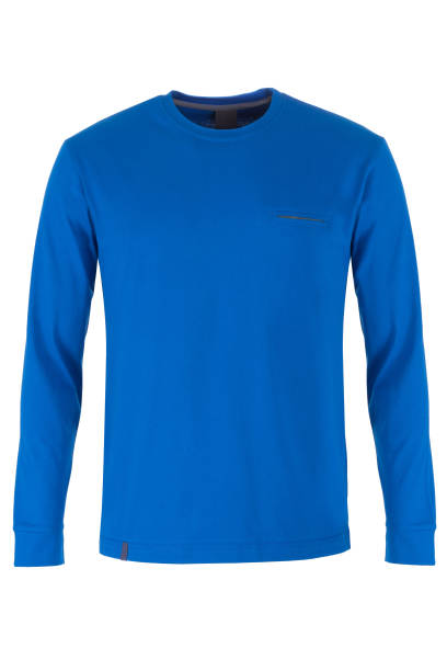 Blue long sleeve t-shirt