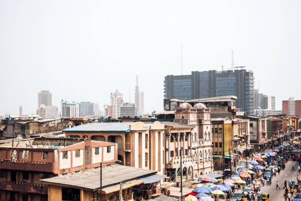 istock African city - Lagos, Nigeria. 697921338