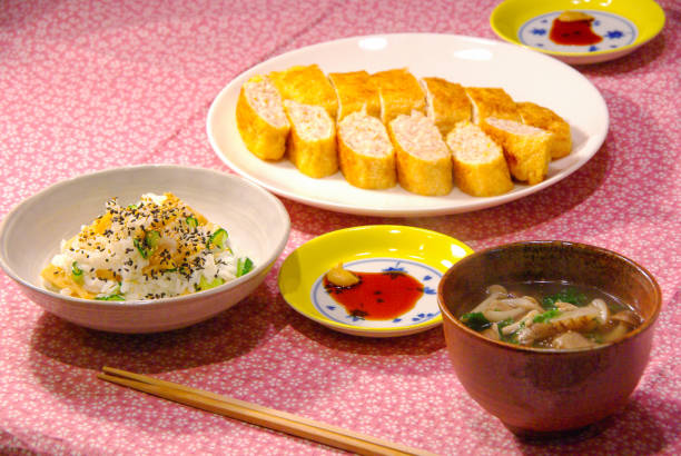 istock Food lined up on the table 697945914
