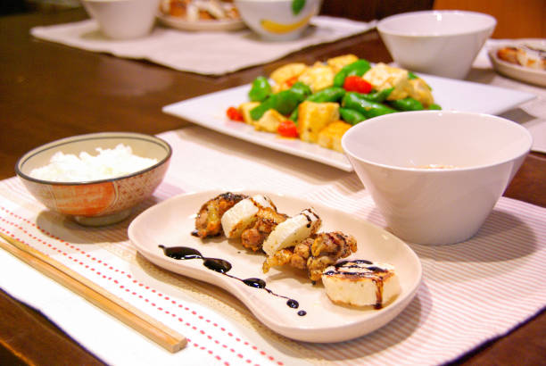 istock Food lined up on the table 697946304