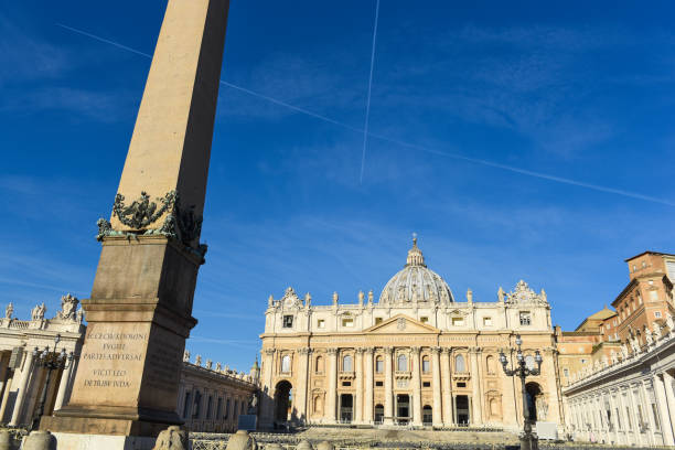 istock St Peter square basilica  and colonnade 697949630