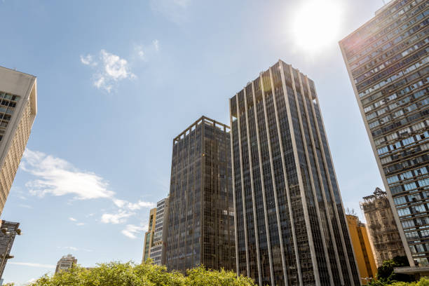 istock Anhangabau Valley in Sao Paulo downtown, Brazil 697949728