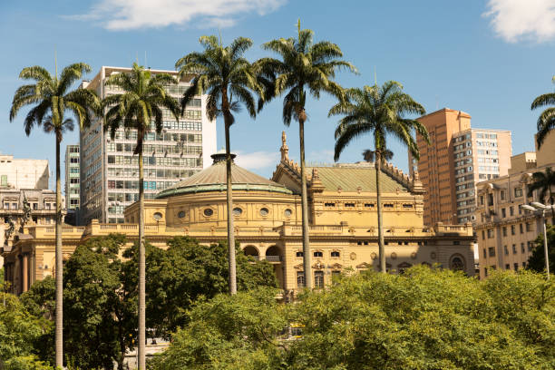 istock Anhangabau Valley in Sao Paulo downtown, Brazil 697949730