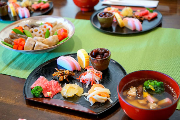 istock Food lined up on the table 697954392