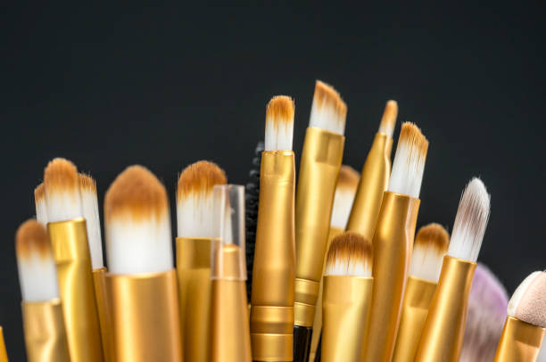 istock Brush dipping in eye liner 697964448