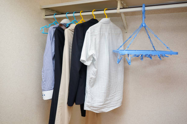 istock Clothes on hangers took 697978906