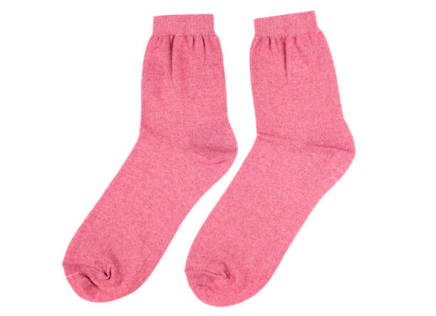 istock Socks made of cotton isolated on white background. 697979244