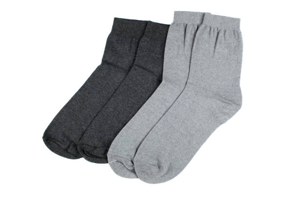 istock Socks made of cotton isolated on white background. 697979366