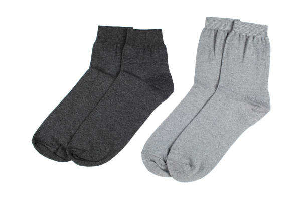 istock Socks made of cotton isolated on white background. 697979380