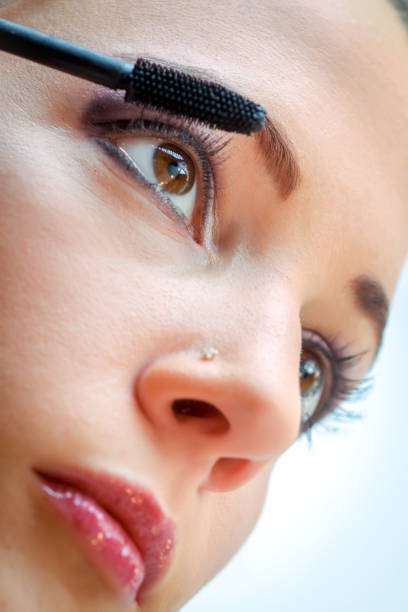 istock Mascara Applying. Makeup Closeup.Eyes Make-up 697986716