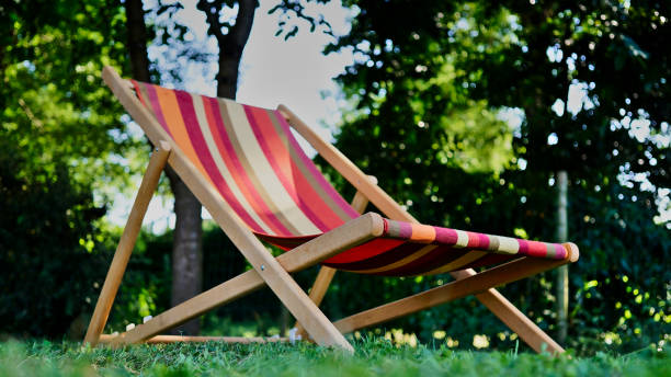 istock lounger in the garden 698006252