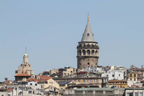istock Galat Tower in Istanbul City 698008692