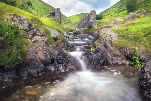 istock flowing stream at Carding Mill Valley UK, England, 698013046