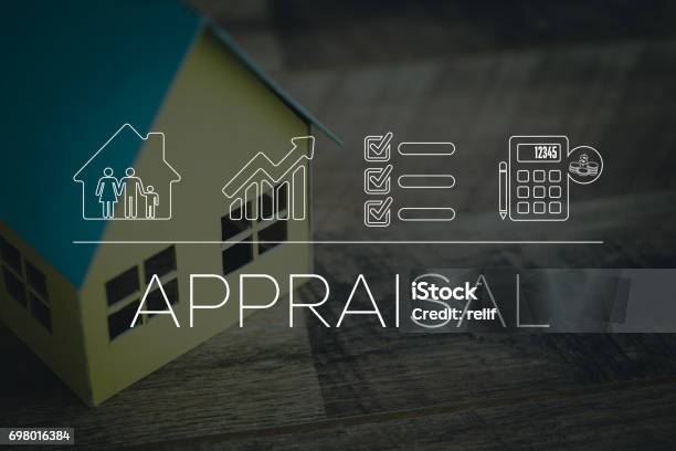 Appraisal Concept Stock Photo - Download Image Now - Examining, Real Estate, House