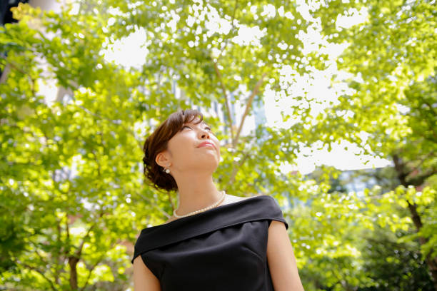istock Beautiful smile dress woman 698023068