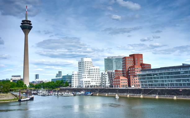 istock Downtown of Duesseldorf in Germany 698025540