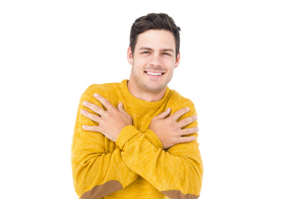 istock Handsome man with crossed arms 698026222