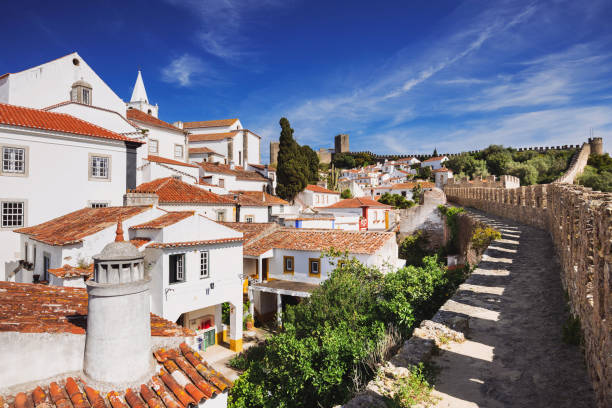 istock View of Obidos, Portugal 698027078