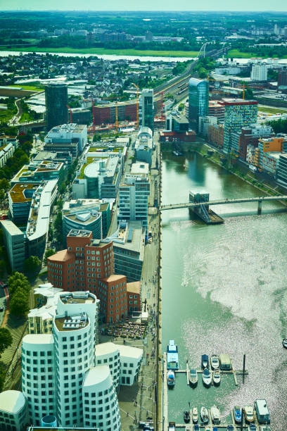 istock Famous place with buildings in Dusseldorf 698035810