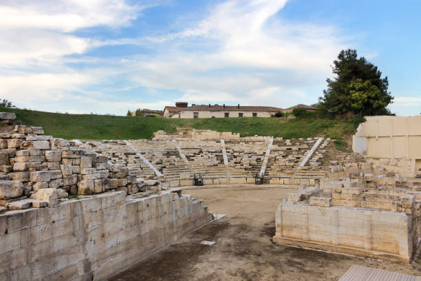 istock Ancient Greek amphitheater in Larissa. 698073302