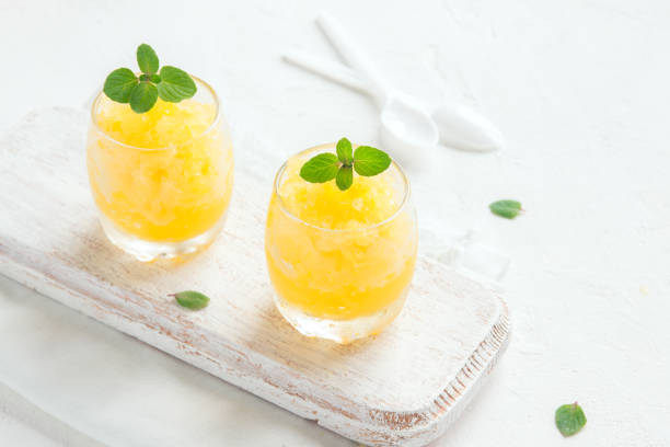 Lemon Frozen Granita Slush