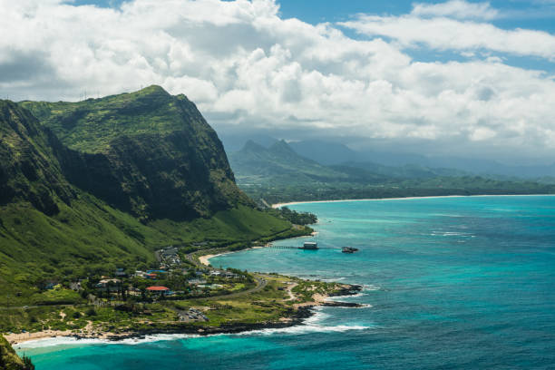 istock Kaiwi Scenic Shoreline, Makapu'u Beach and Tidepools with cliffs, Oahu, Hawaii 698090800