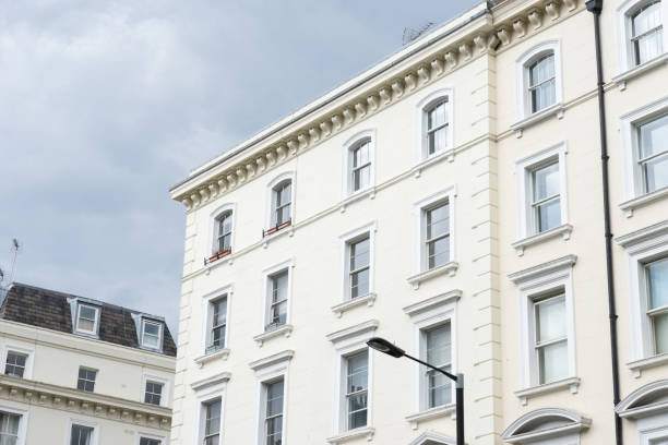 istock British style building, South Kensington, London 698096280