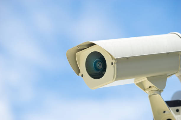 istock CCTV camera in home village 698096524