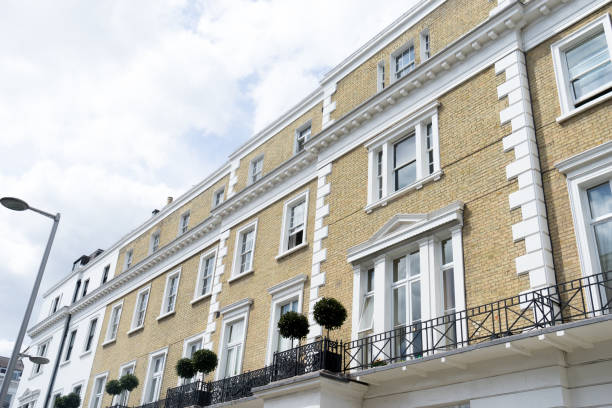 istock British style building, South Kensington, London 698096676