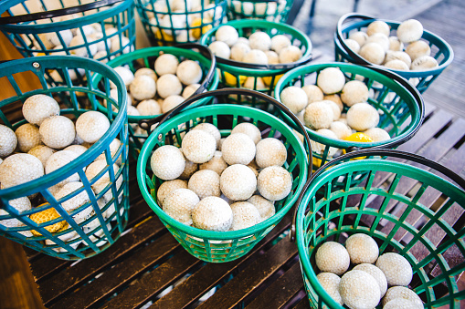 Green Golf Course Series - Ball basket.