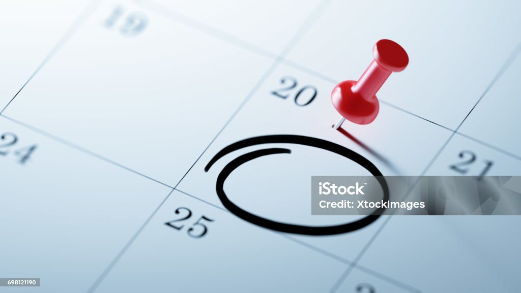Kalender-Konzept - Lizenzfrei Kalender Stock-Foto