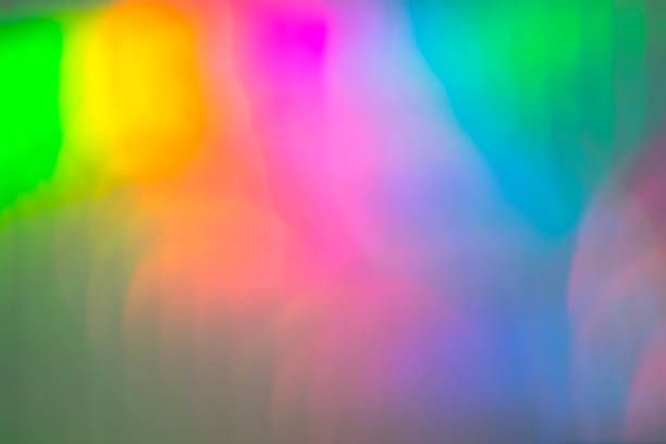 istock Nice abstract background made of reflection of colorful light beams 698137334
