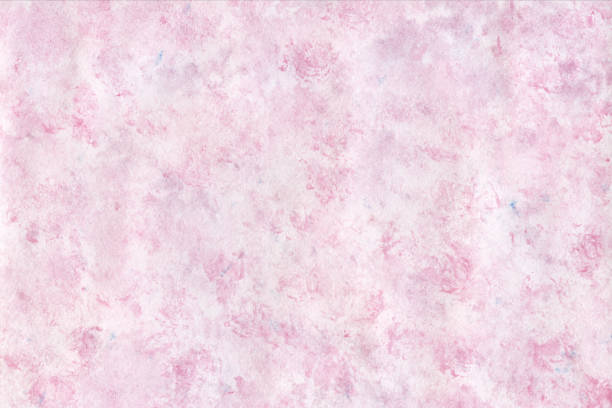istock Hand-drawn pink watercolor texture 698137470
