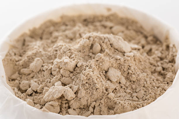 istock Cosmetic clay, sample and texture of cosmetic clay 698138182