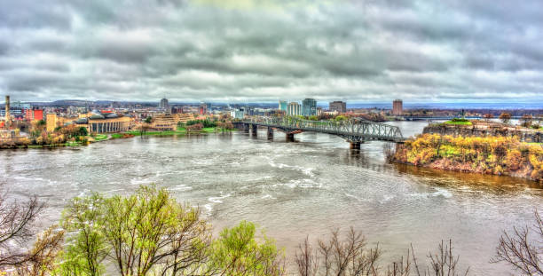 istock The Ottawa River and Alexandra Bridge in Ottawa, Canada 698203360