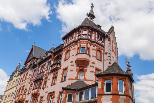 istock Historic house front in Traben on the Moselle 698207356