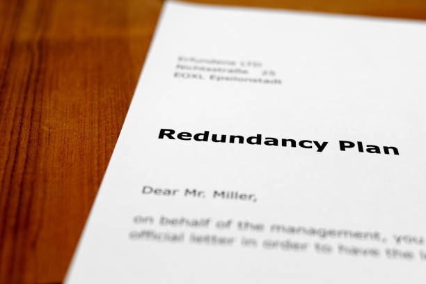 istock A letter on a wooden desk -  redundancy plan 698217578
