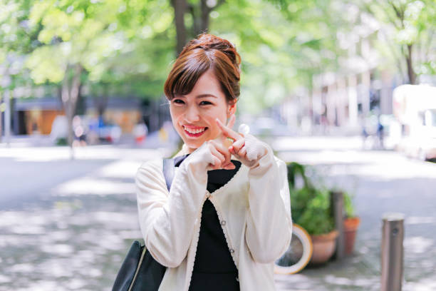 istock A woman with a cute smile 698258124