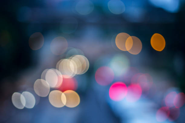istock Defocused background lights in Sao Paulo 698258582