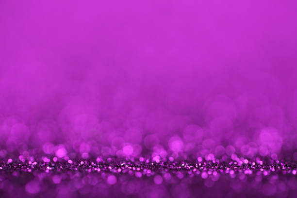 istock Abstract Purple Defocused Lights Background 698326454