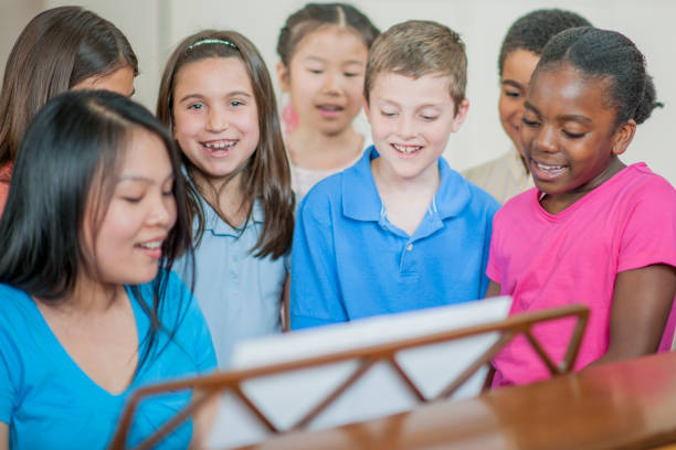 istock Singing Together at Sunday School 698371784