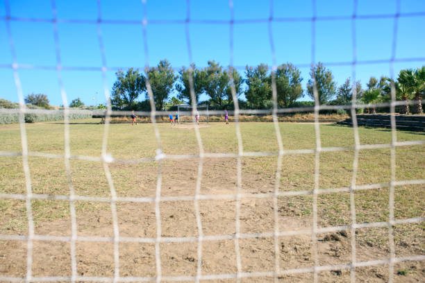 istock Football goal 698403946