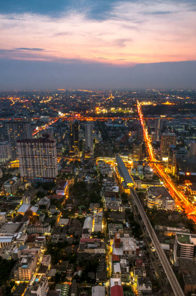istock Elevated Twilight View Of Bangkok, Thailand 698415502