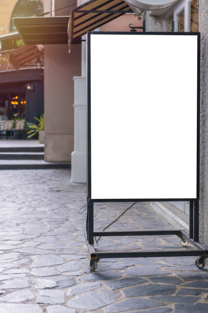 istock Blank Billboard on City Street for new advertisement 698421182