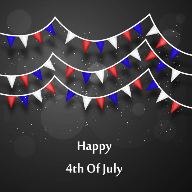 istock Illustration of elements for the occasion of U.S.A Independence Day background 698477214