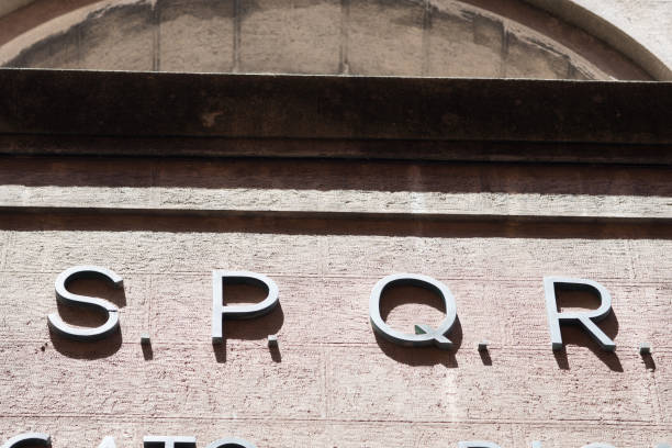 istock SPQR - Roman Empire Symbol 698480326