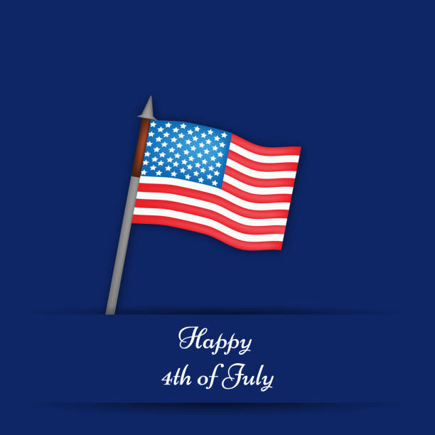 istock Illustration of elements for the occasion of U.S.A Independence Day background 698495586